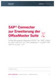 Datenblatt: SAP® Connector für OfficeMaster Suite 7DX