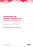 Lizenzierung der OfficeMaster Produkte